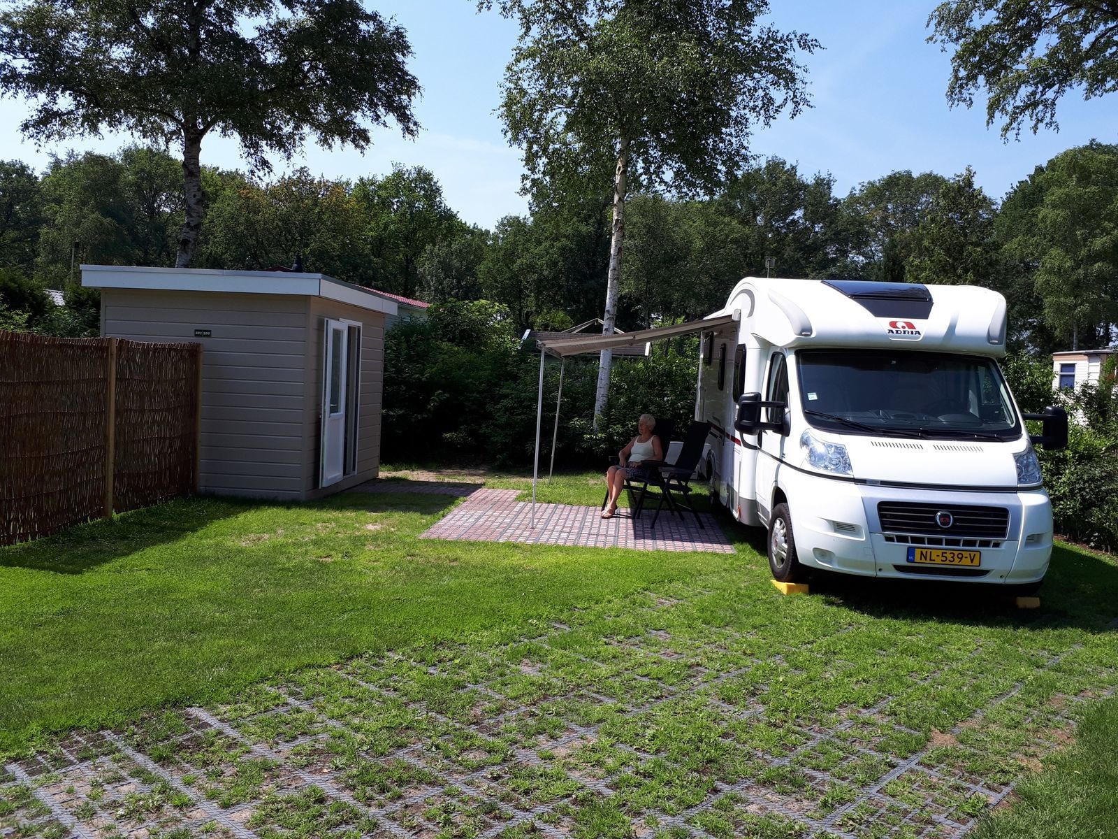 Luxe camperplaats