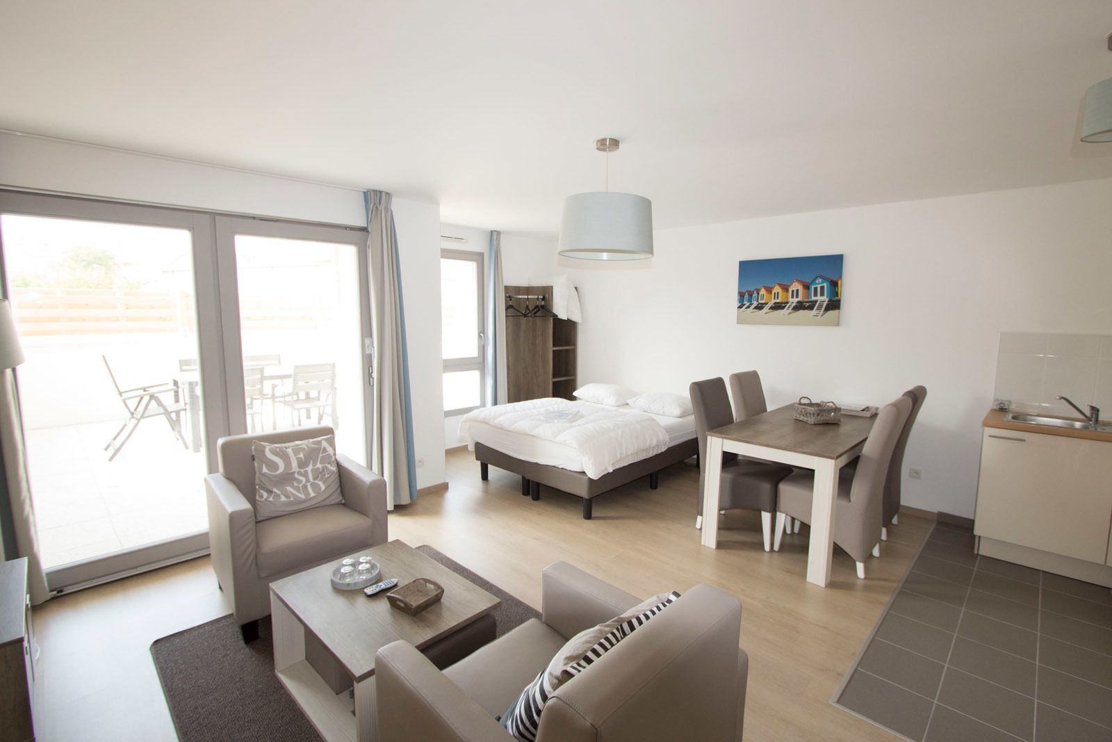 Studio pour 2 personnes, adapté PMR