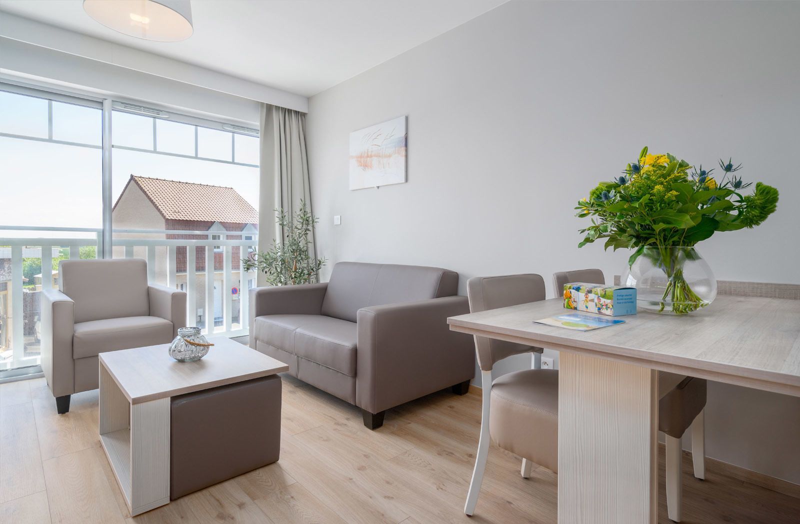 Comfortable studio for 4 people with 2 sleeping corners