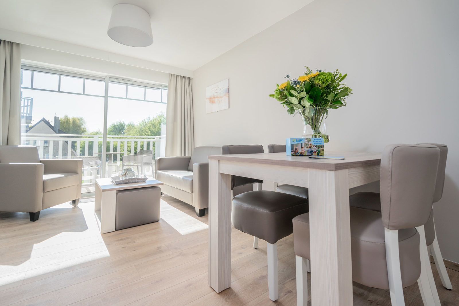 Luxueus vakantieappartement voor 4 personen met slaapkamer en balkon