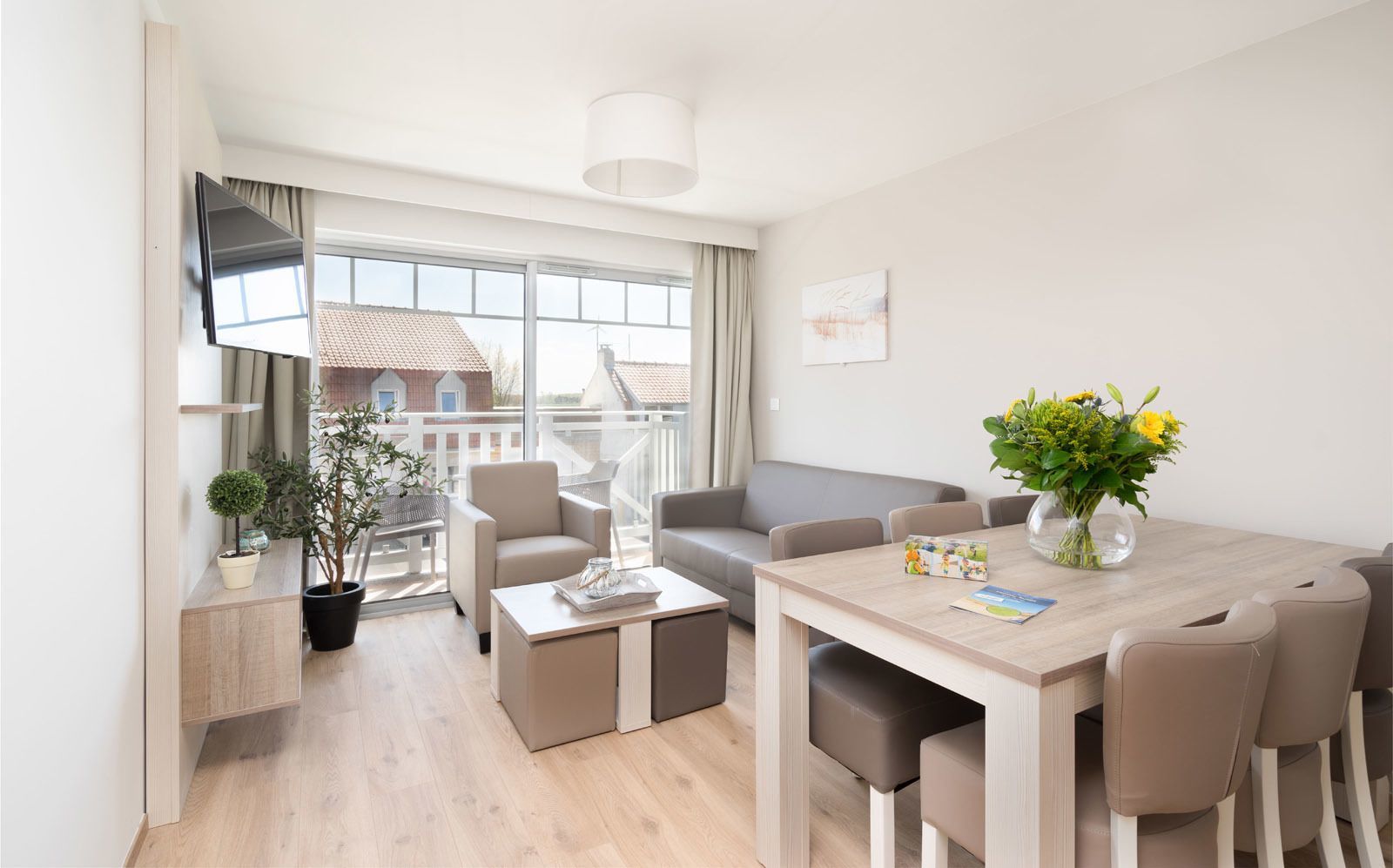 Appartement pour 6 personnes avec balcon, adapté PMR