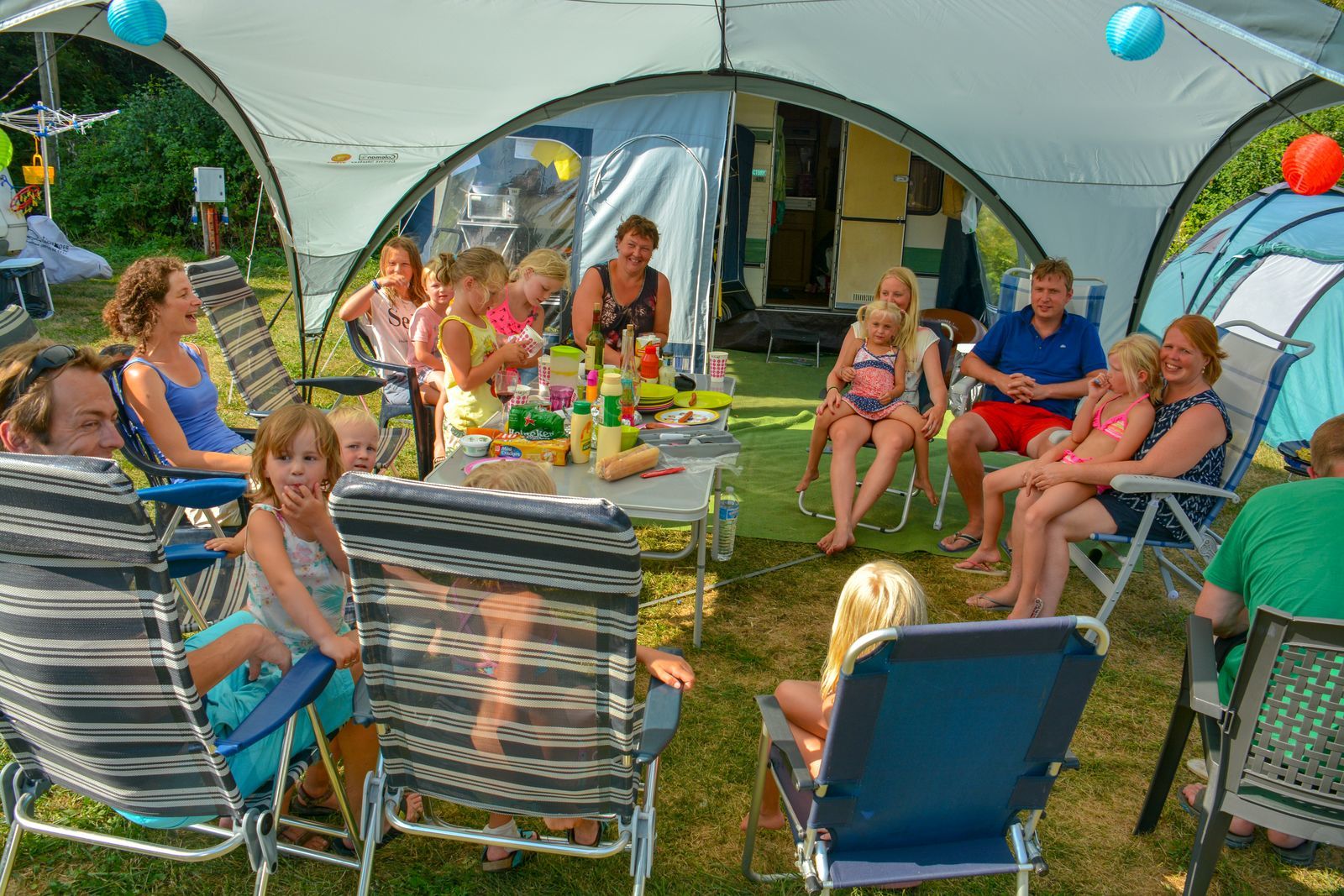 Camping pitches