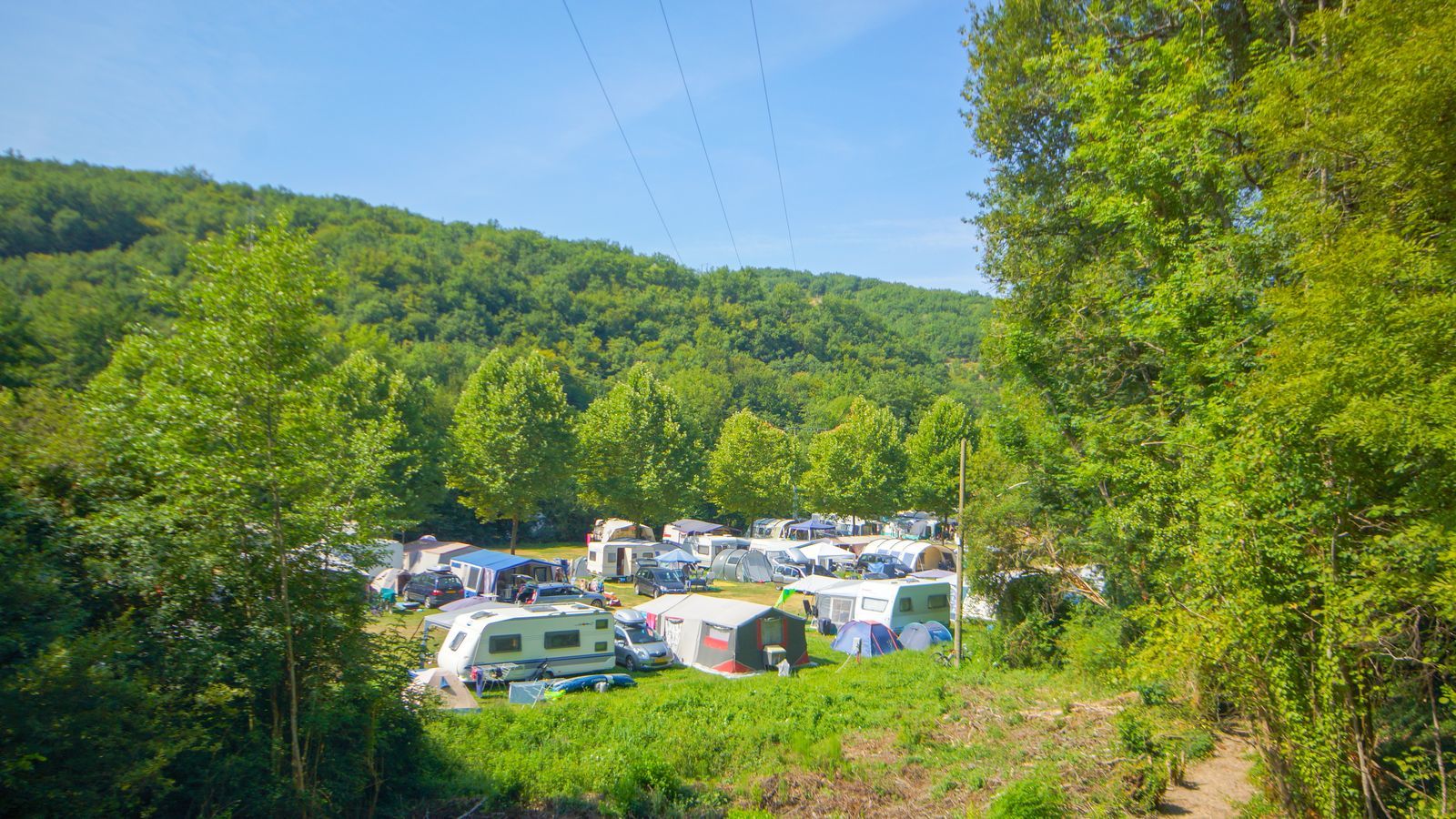 Camping pitches