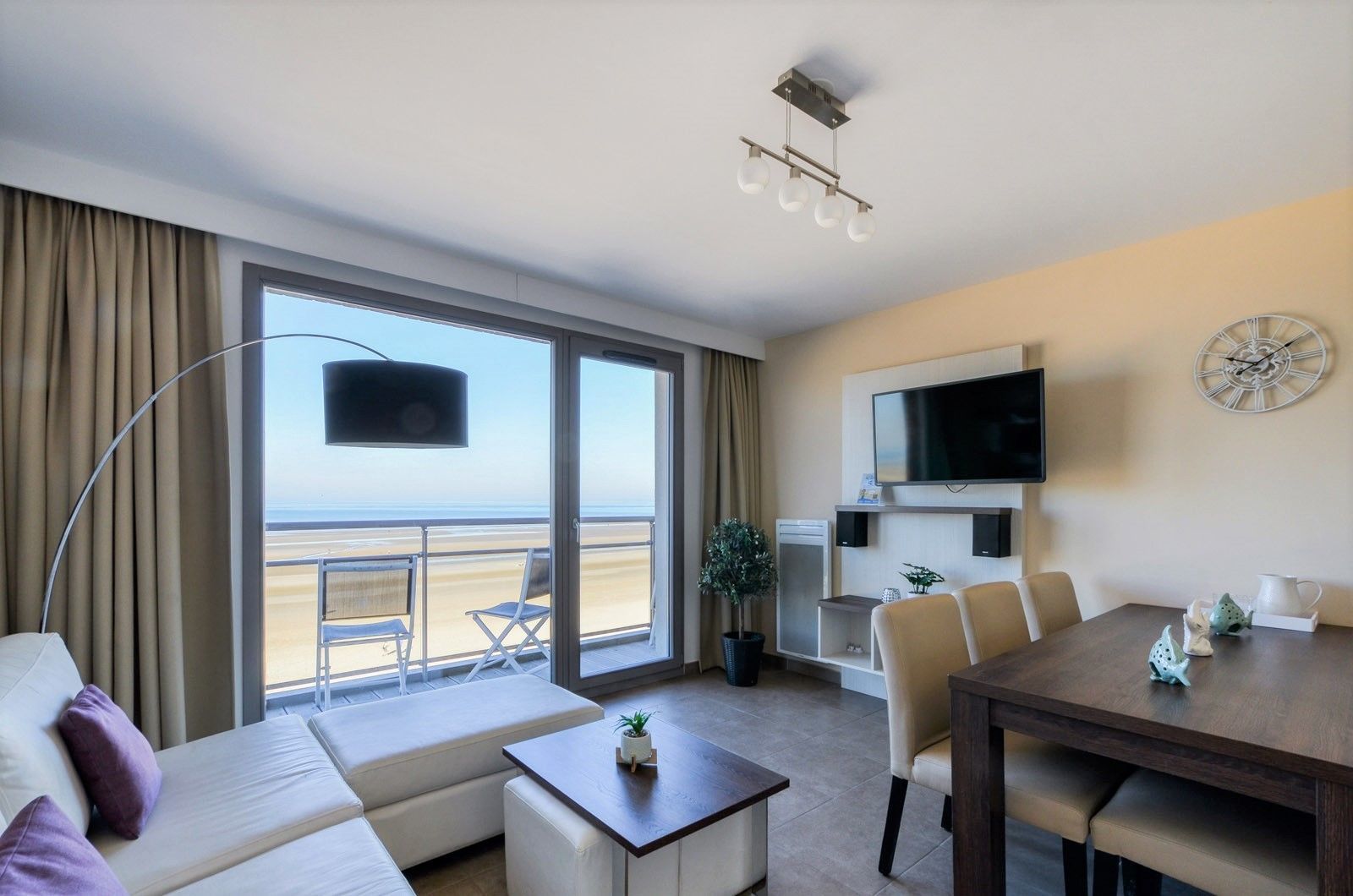 Apartment for 4 people with balcony with seaview