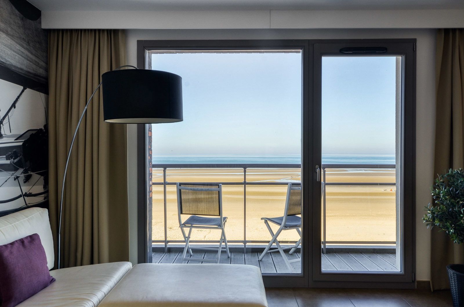 Vakantieverblijf voor 4 personen met balkon met zeezicht.