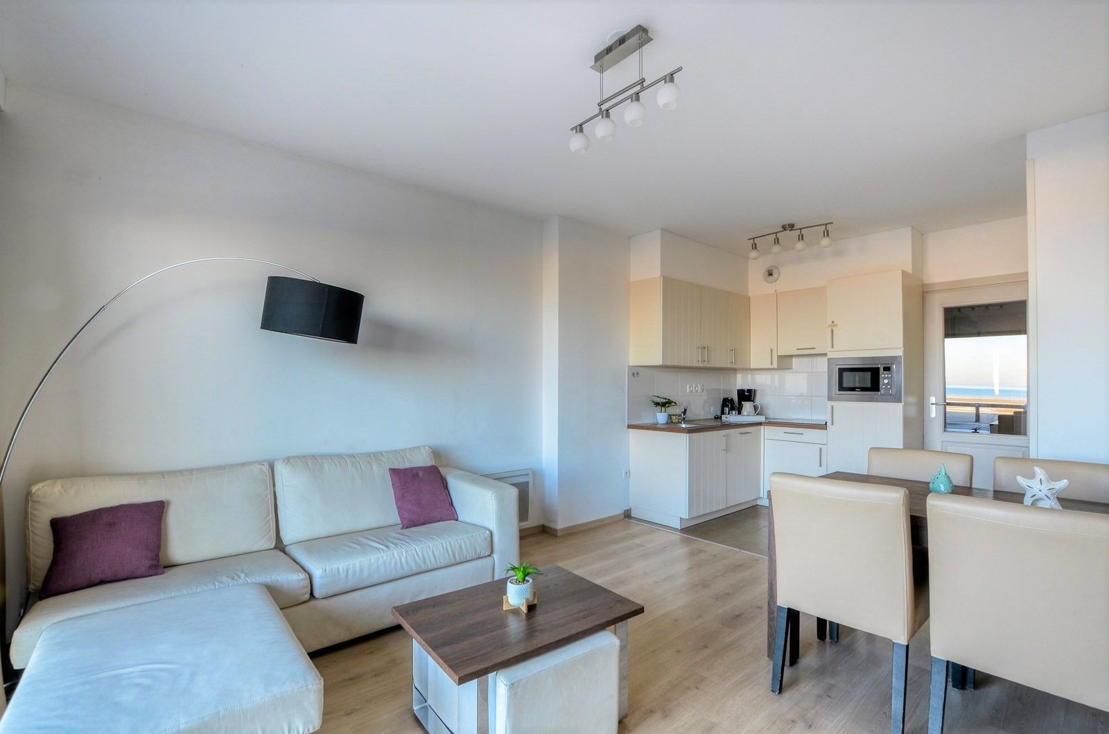 Apartment for 6 people on the ground level with sea view