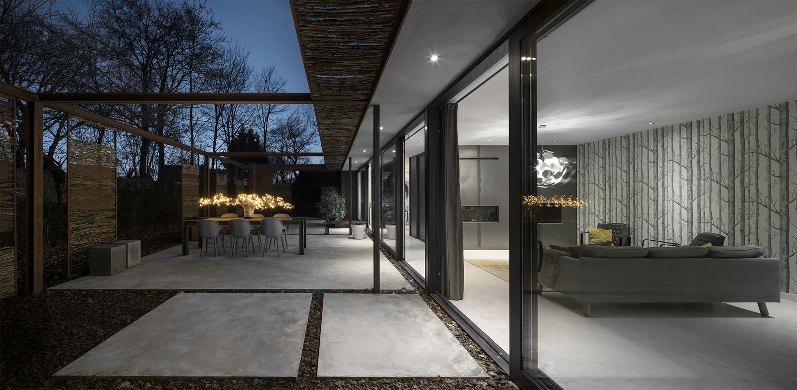 Stalen Boshuis - luxe vakantiehuis met sauna in Brabant