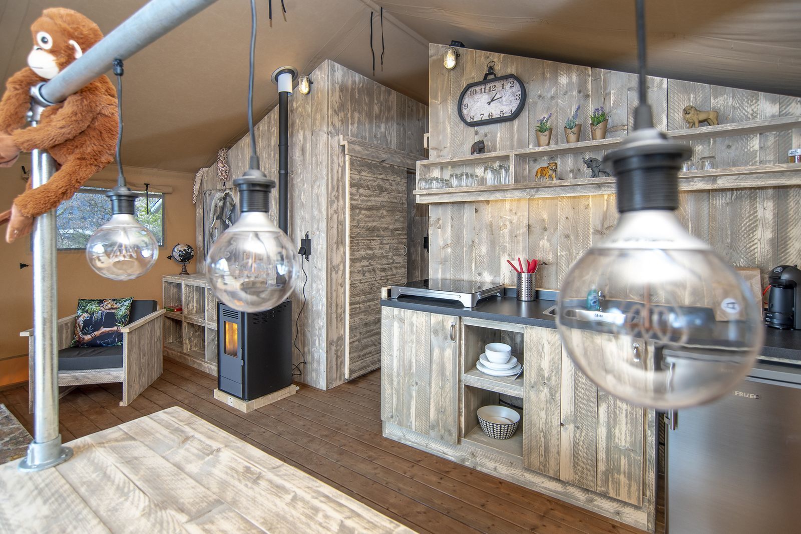 Safari-Lodge XL für 6 Personen