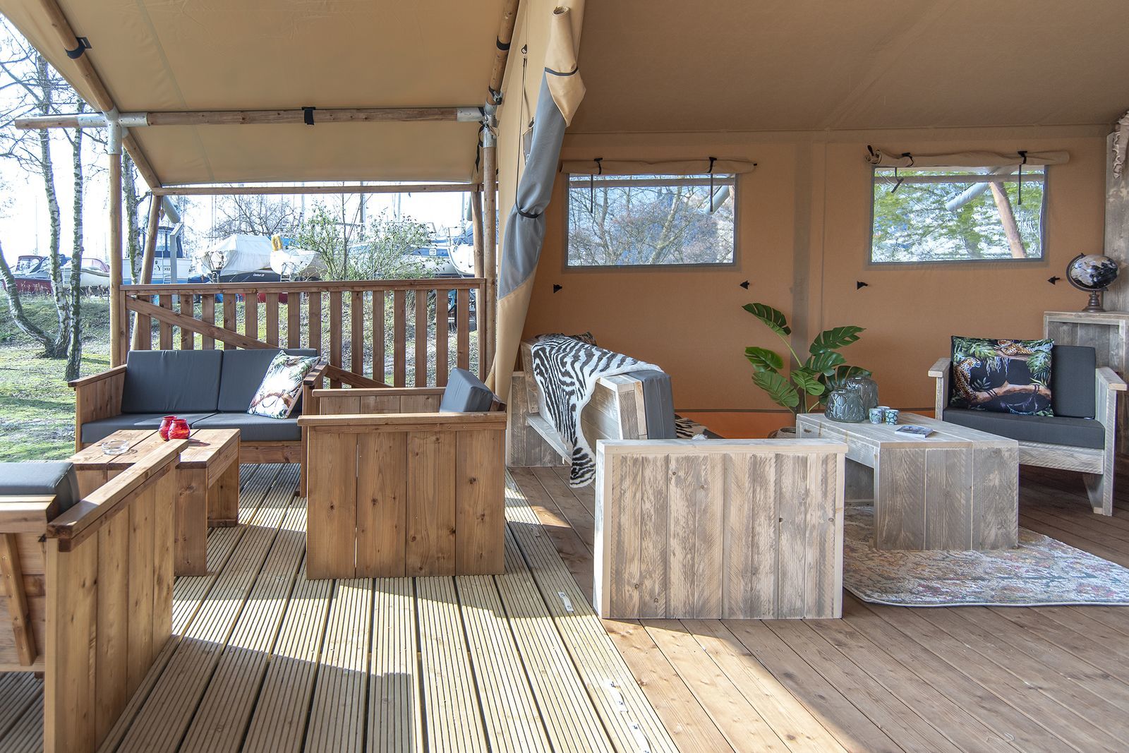 Safari-Lodge XL für 6 Personen