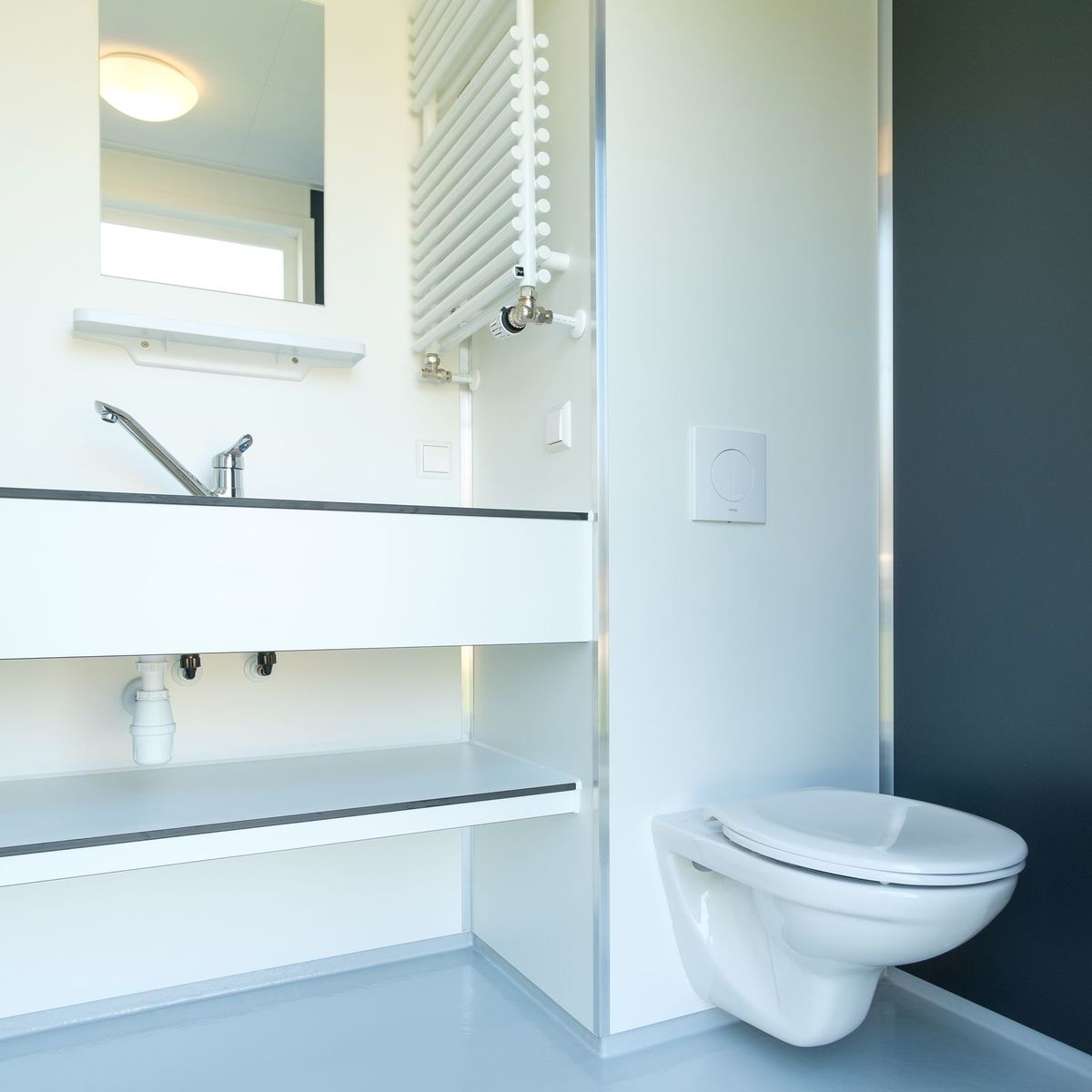 Pitch with private bathroom