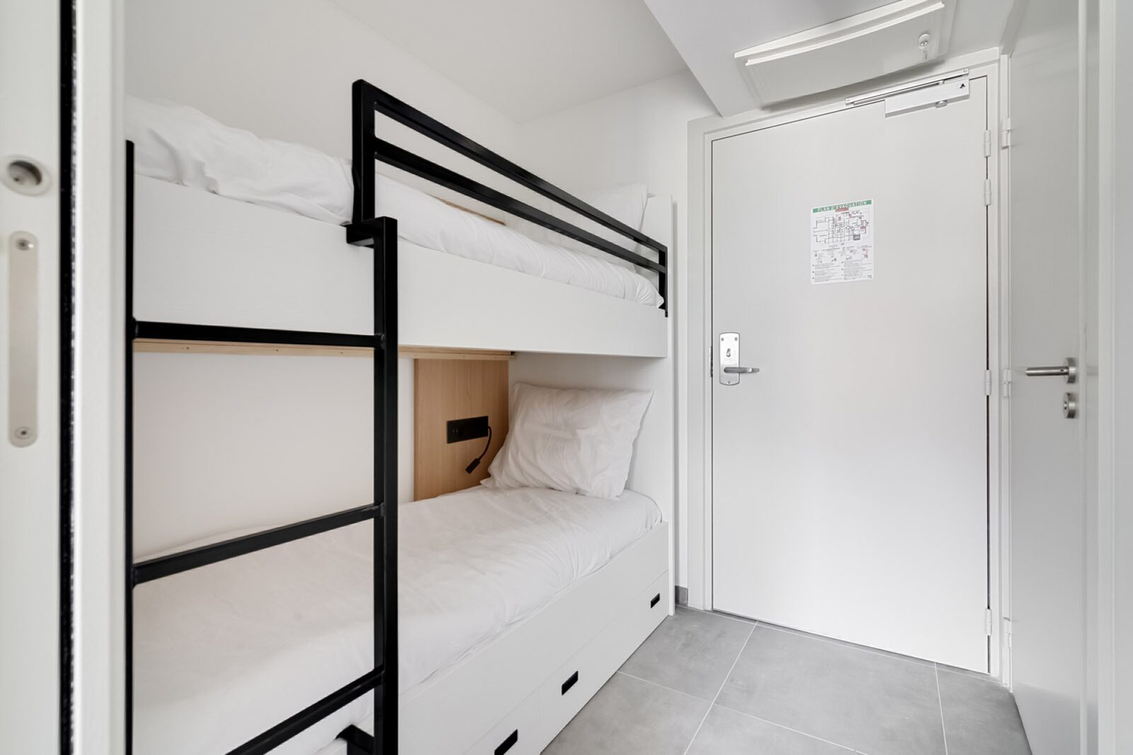 Nieuwe standaard studio voor 4 personen met zetelbed en stapelbed