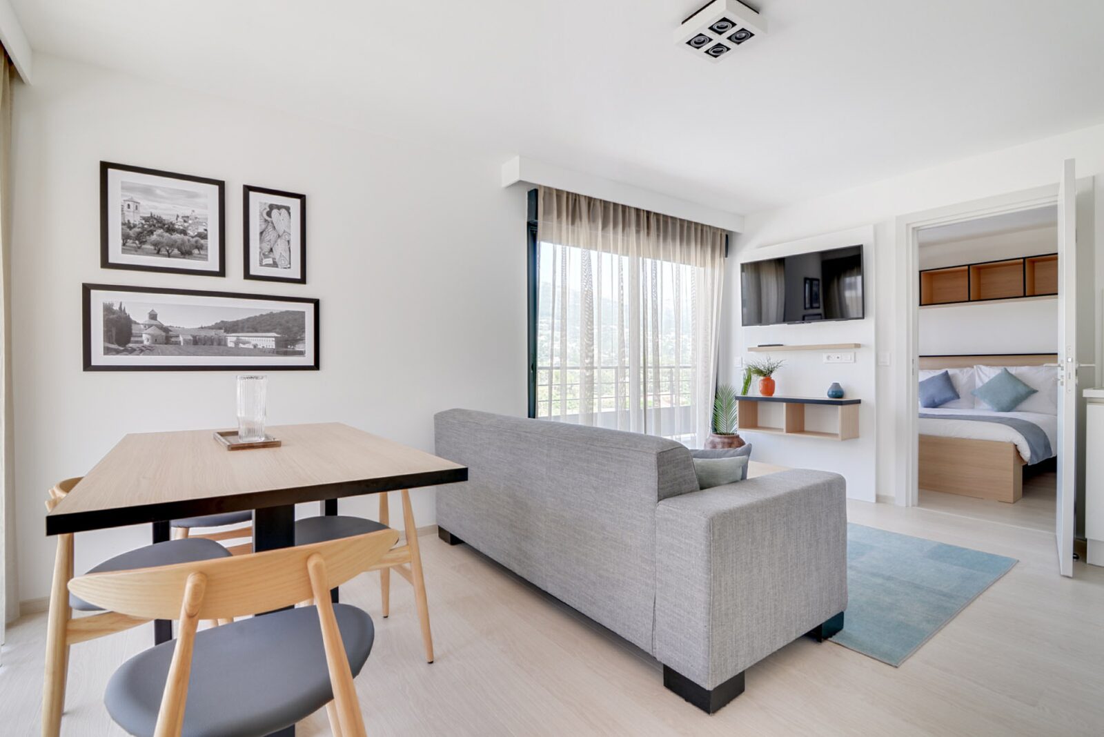 Penthouse pour 4 personnes avec 2 lits doubles
