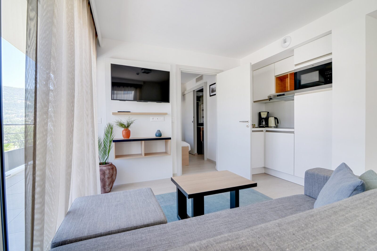 Penthouse pour 4 personnes avec 2 lits doubles