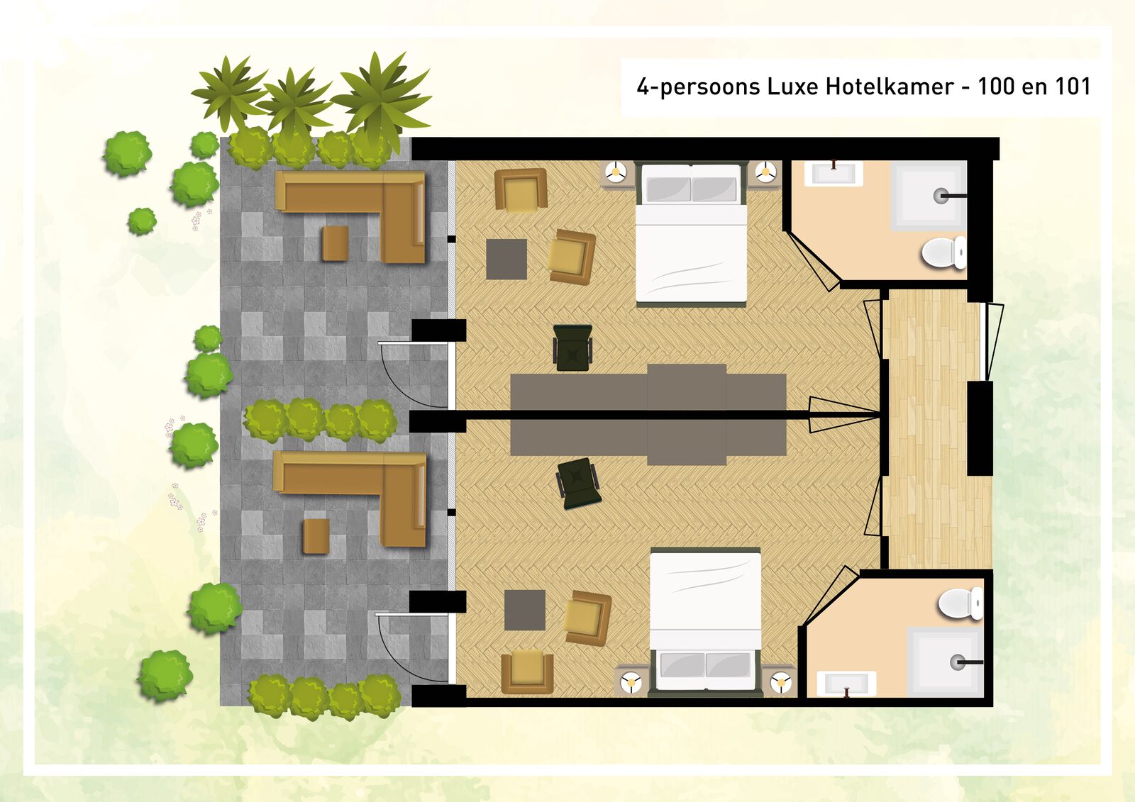 Luxe Hotelkamer | 4 personen
