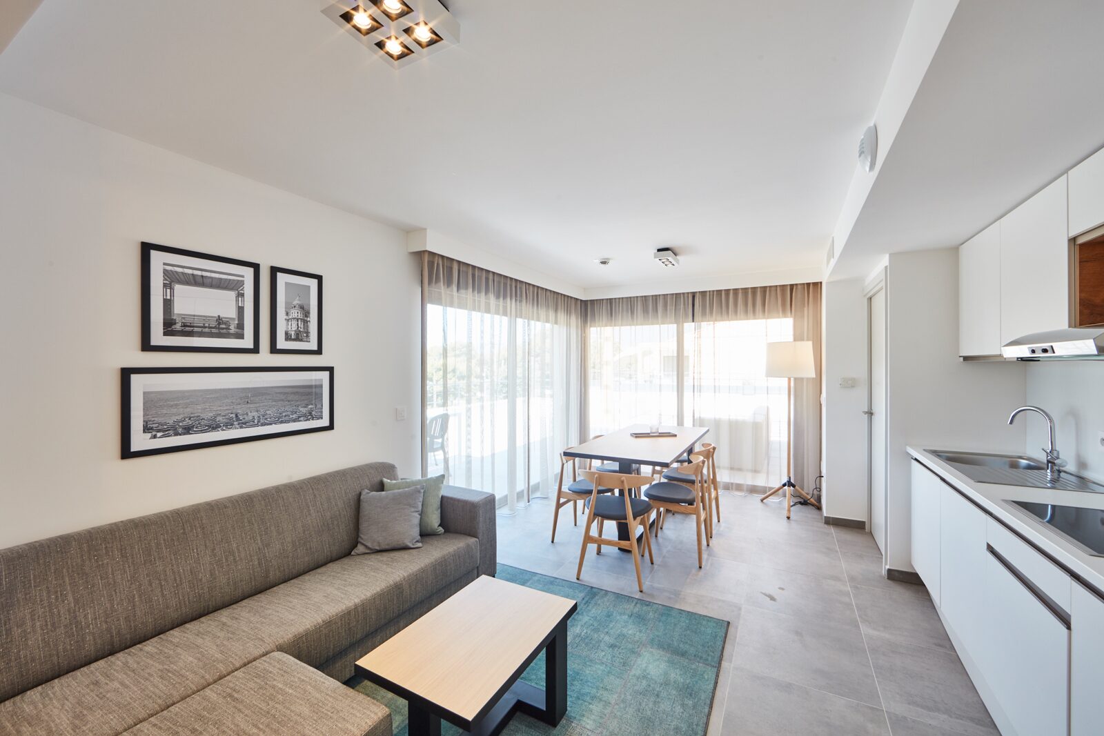 Nieuwe deluxe penthouse voor 6 personen met 2 kamers