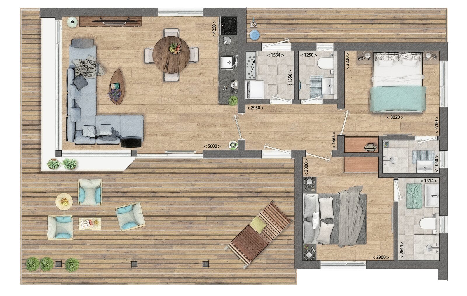 Boslodge Plus - 4 personen