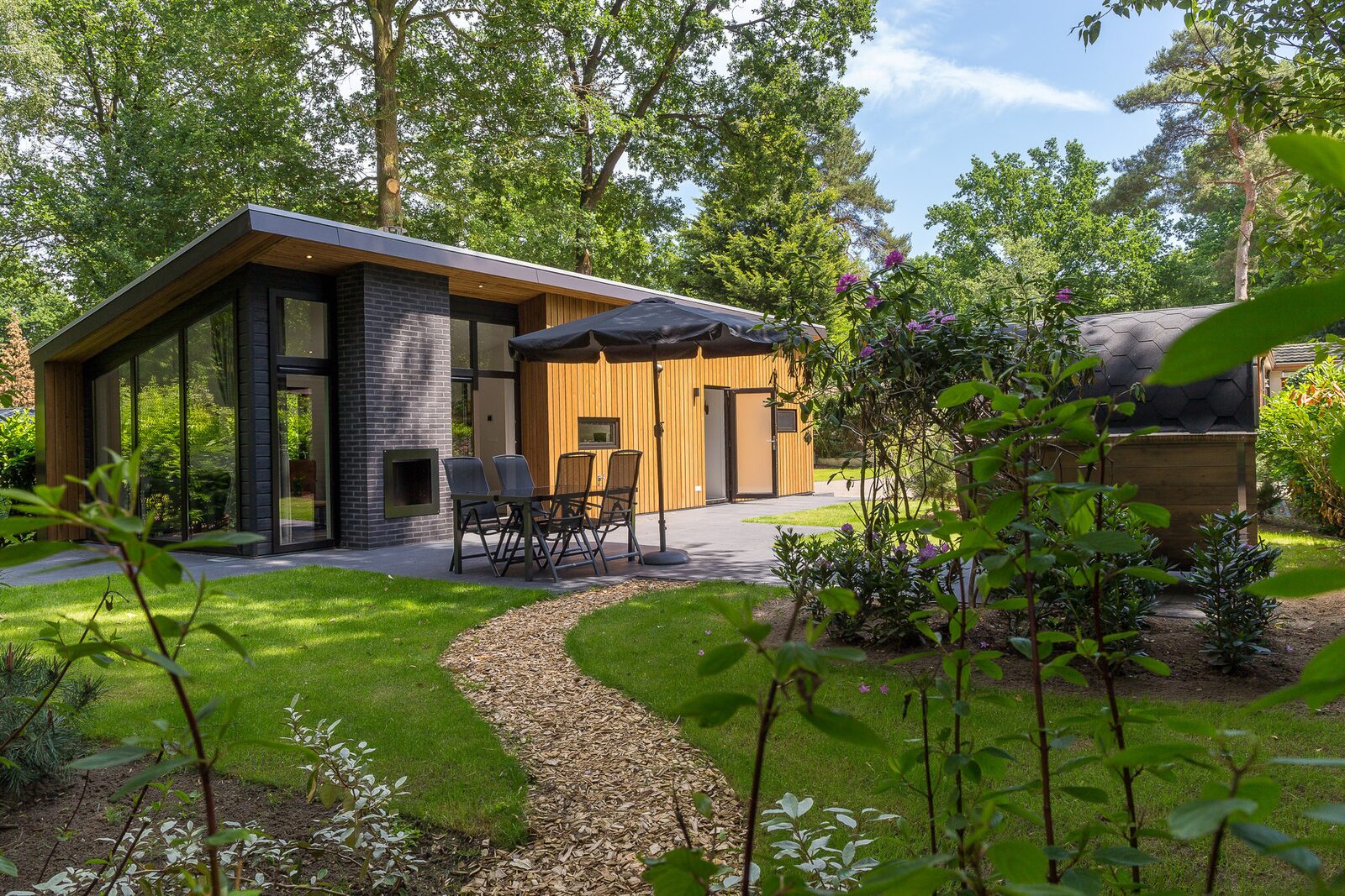 Bos Lodge 55 Eco 4 Personen mit Sauna