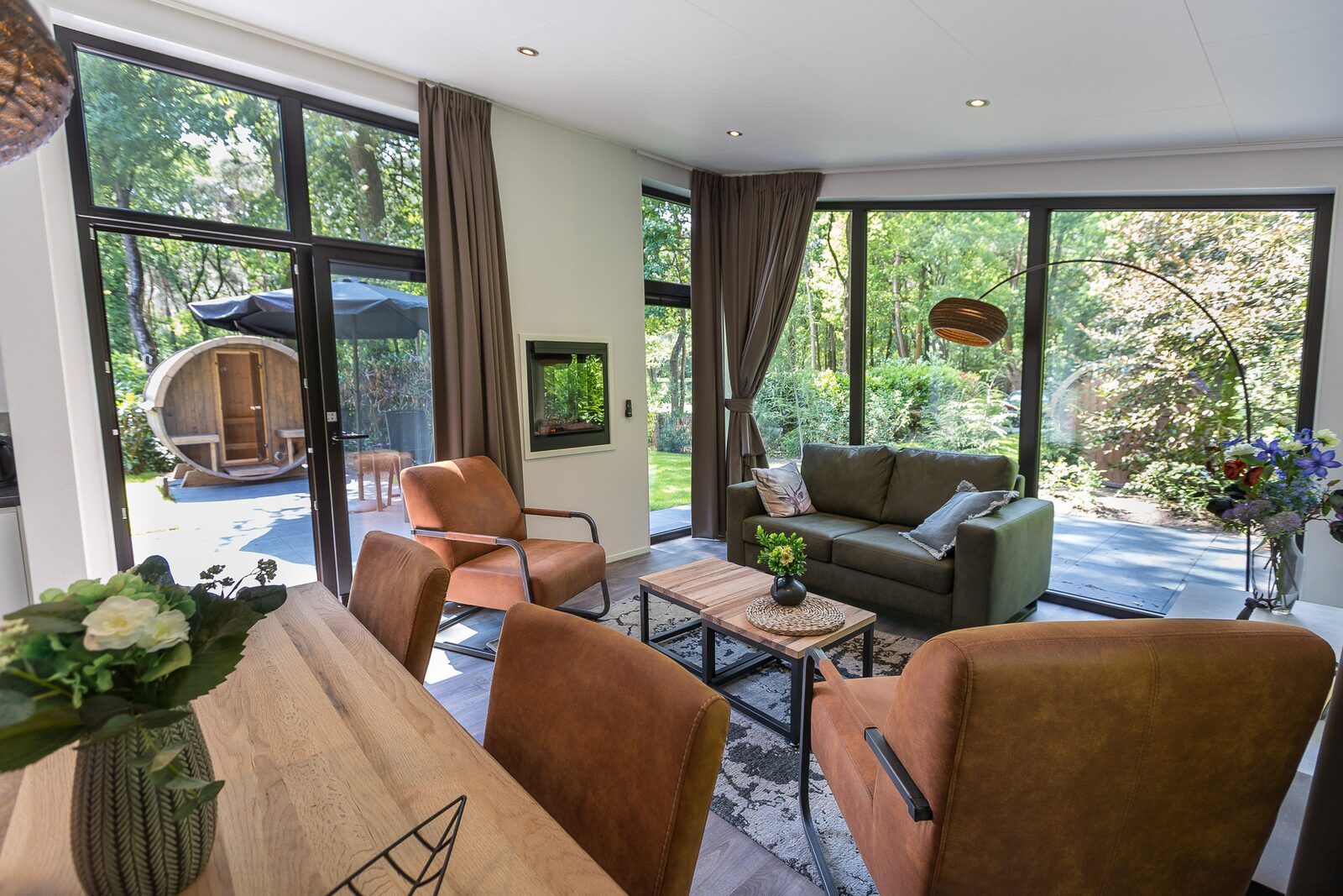 Bos Lodge 55 Eco 4 Personen mit Sauna