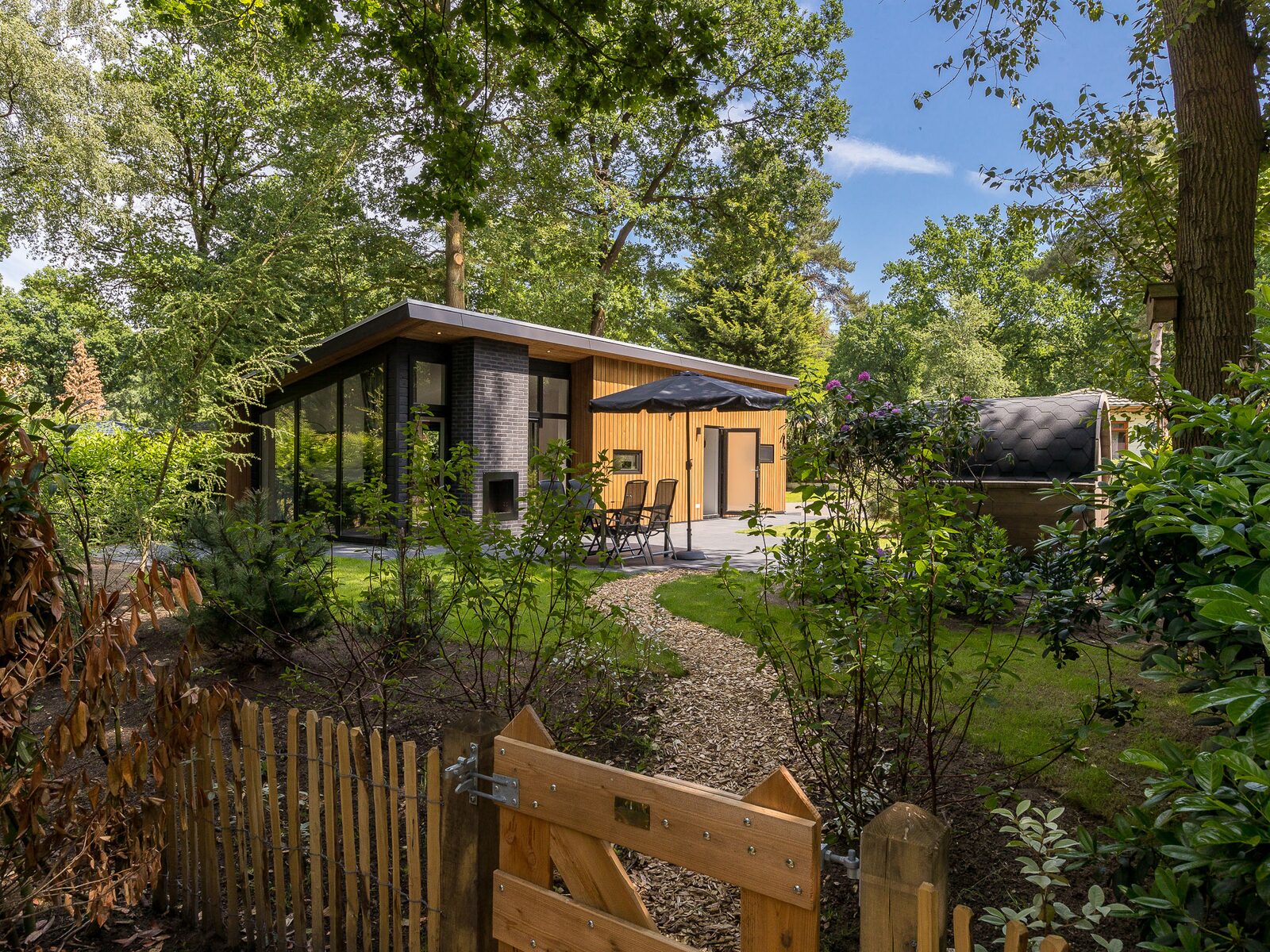 Bos Lodge 55 Eco 4 Personen mit Sauna