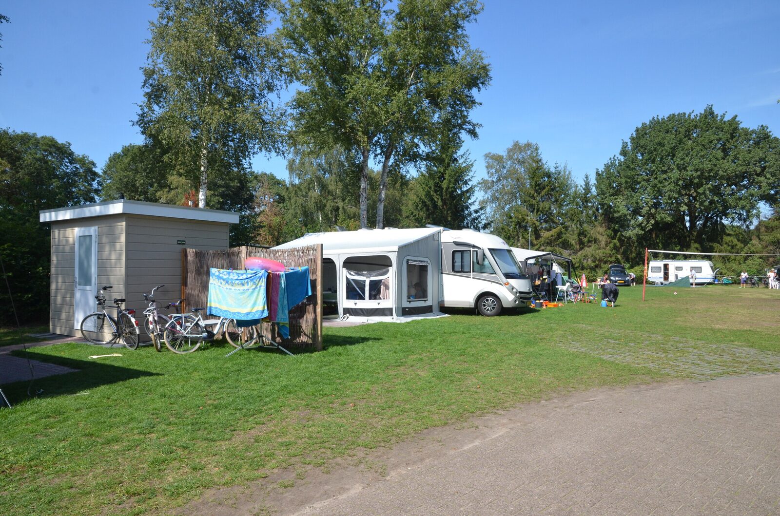 Luxe camperplaats