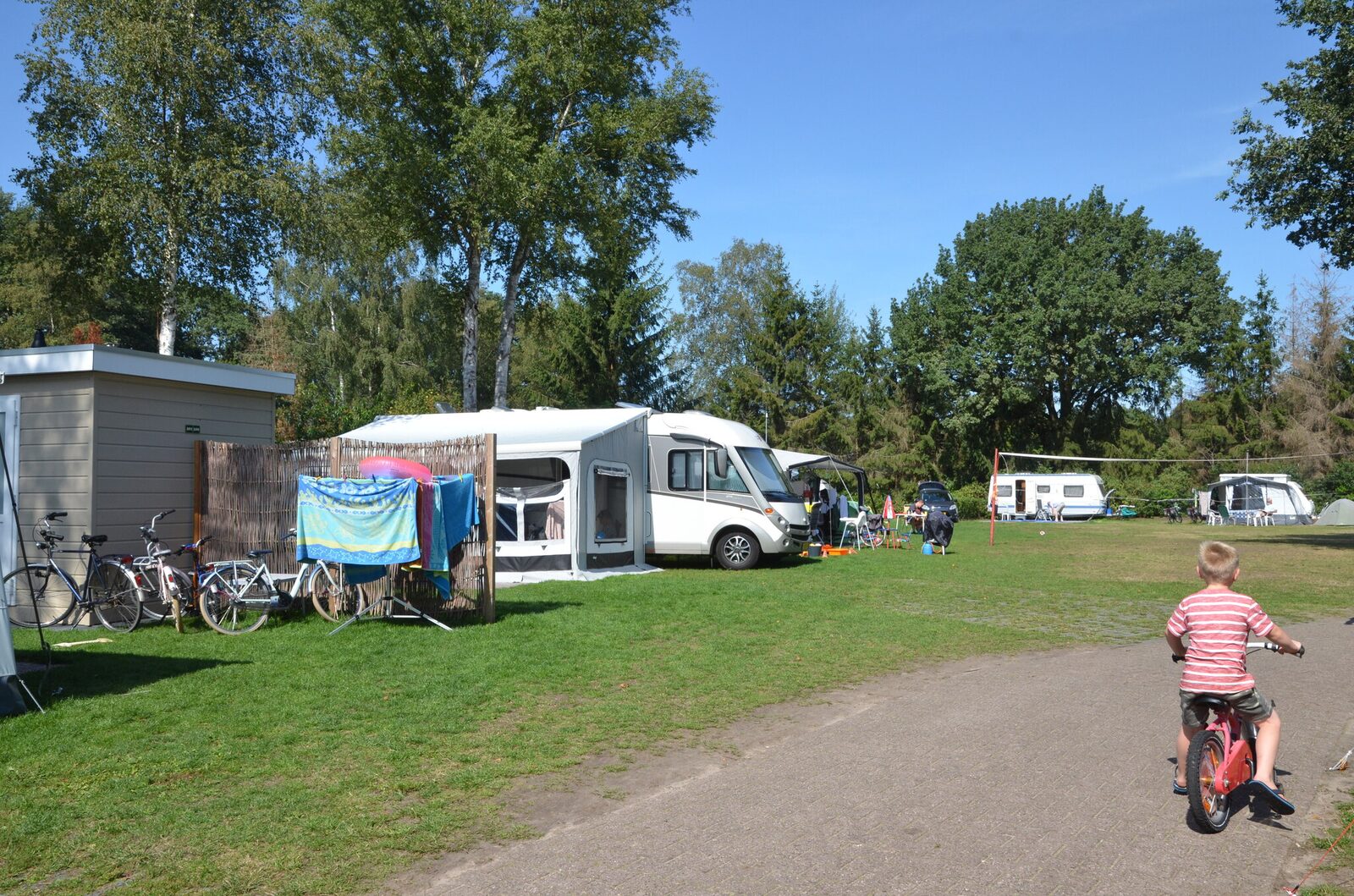 Luxe camperplaats