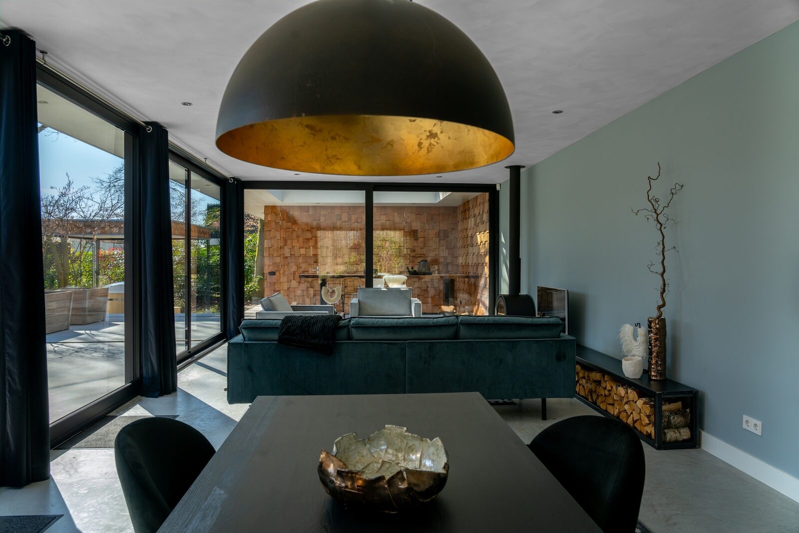 Houten Boshuis - luxe wellness vakantiehuis met hottub