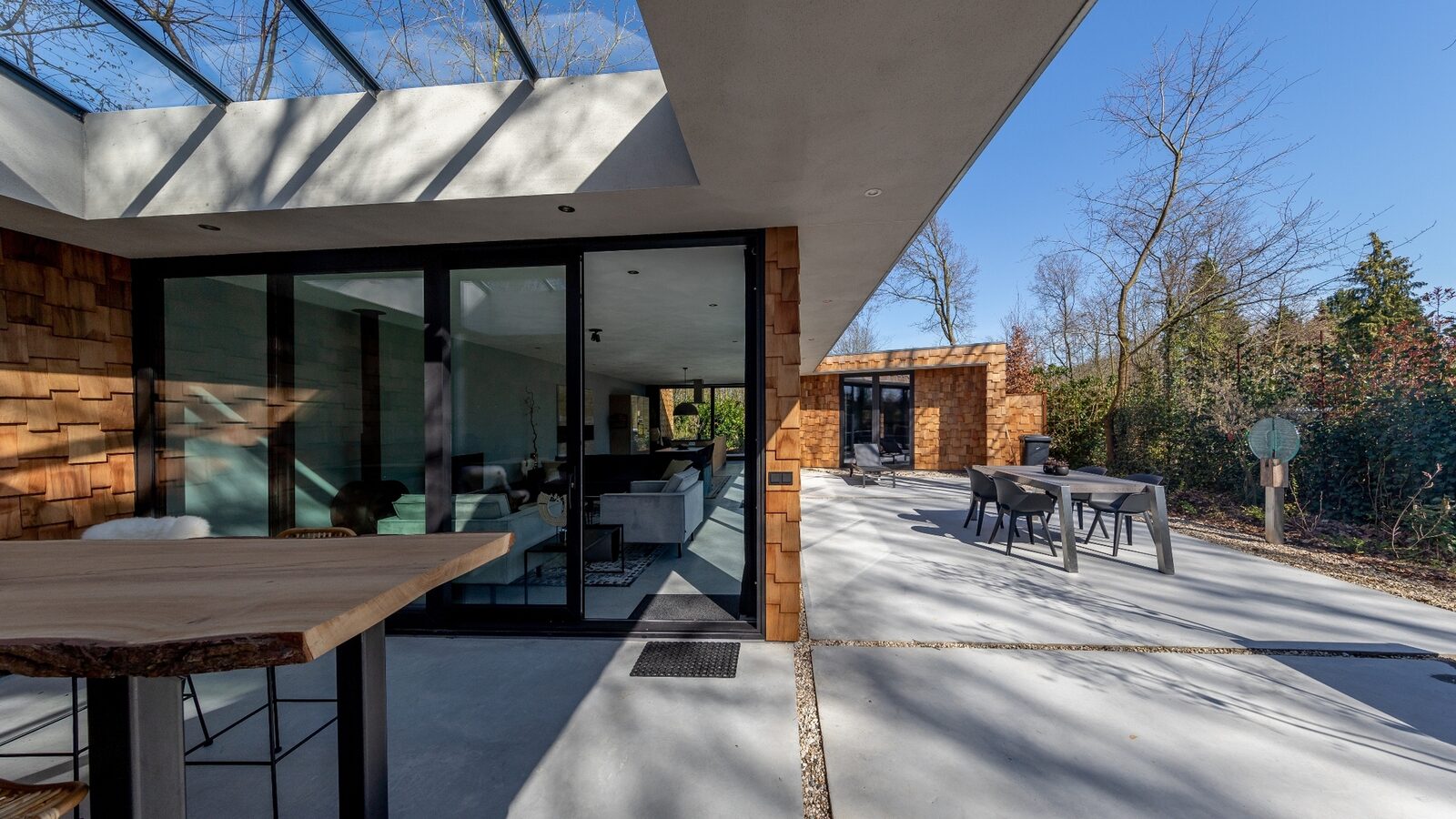 Houten Boshuis - luxe wellness vakantiehuis met hottub
