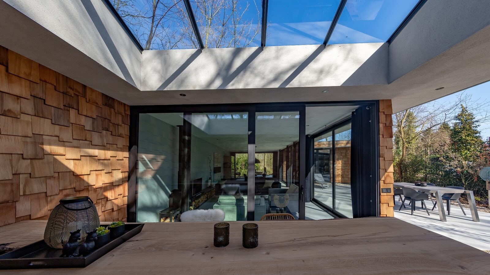 Houten Boshuis - luxe wellness vakantiehuis met hottub