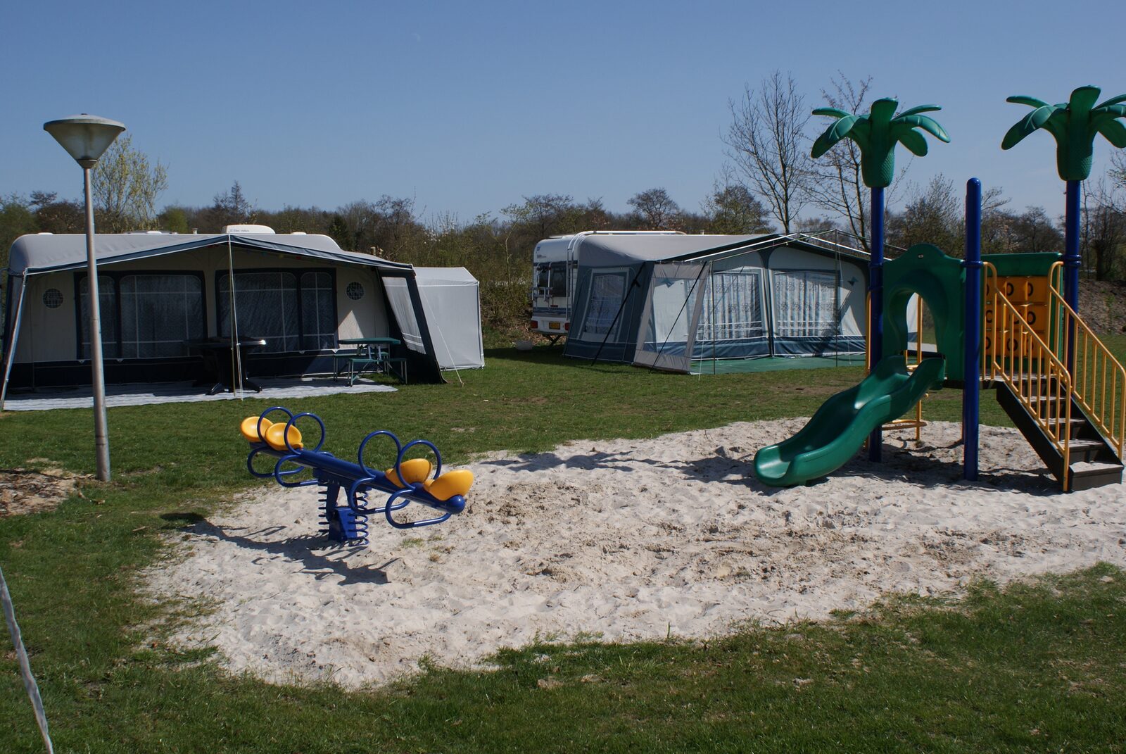 Comfort kampeerplaats hondenvrij