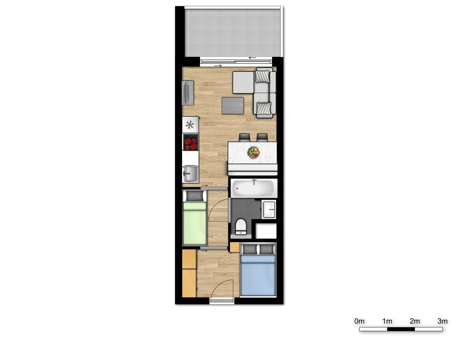 Cosy Suite - 5p | 2 Slaaphoeken