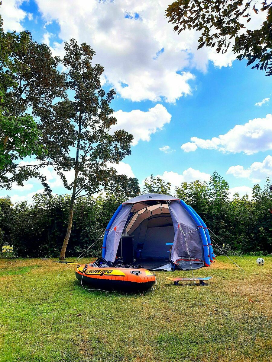 Champ de tentes