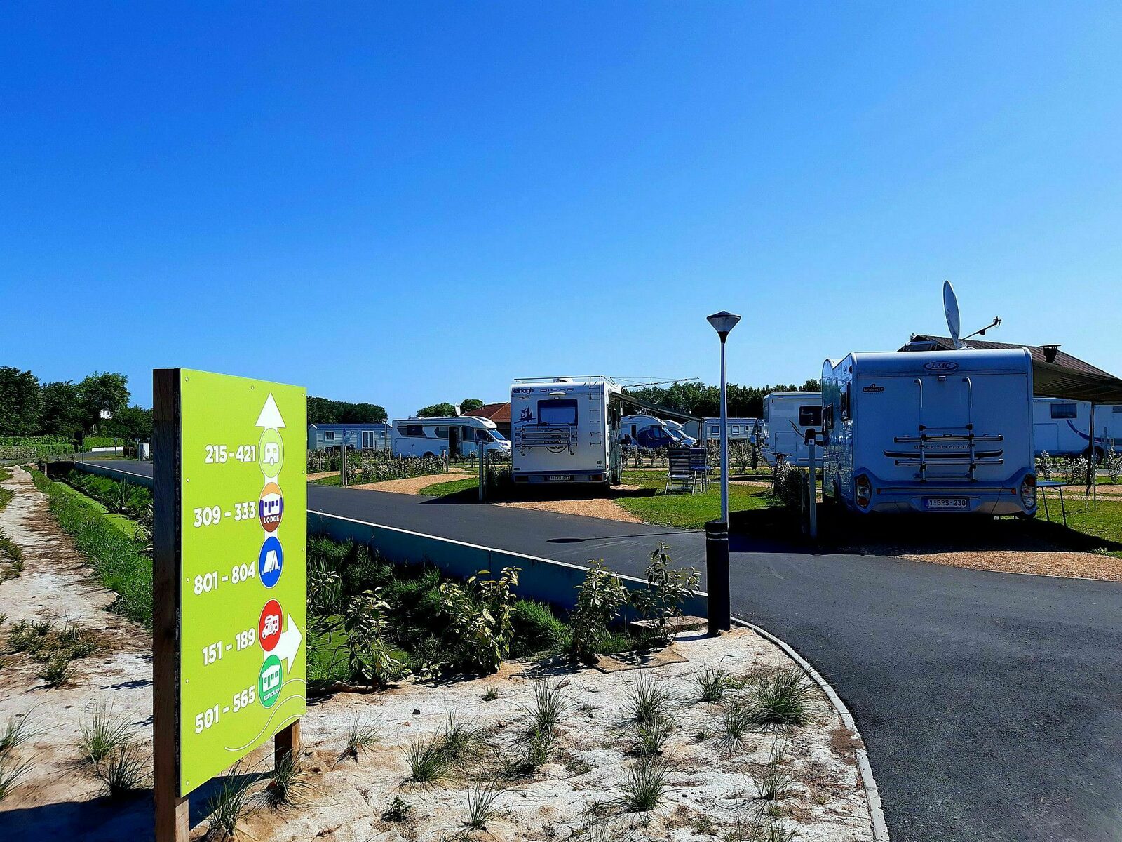 Camperplaats Standaard - 70 m²