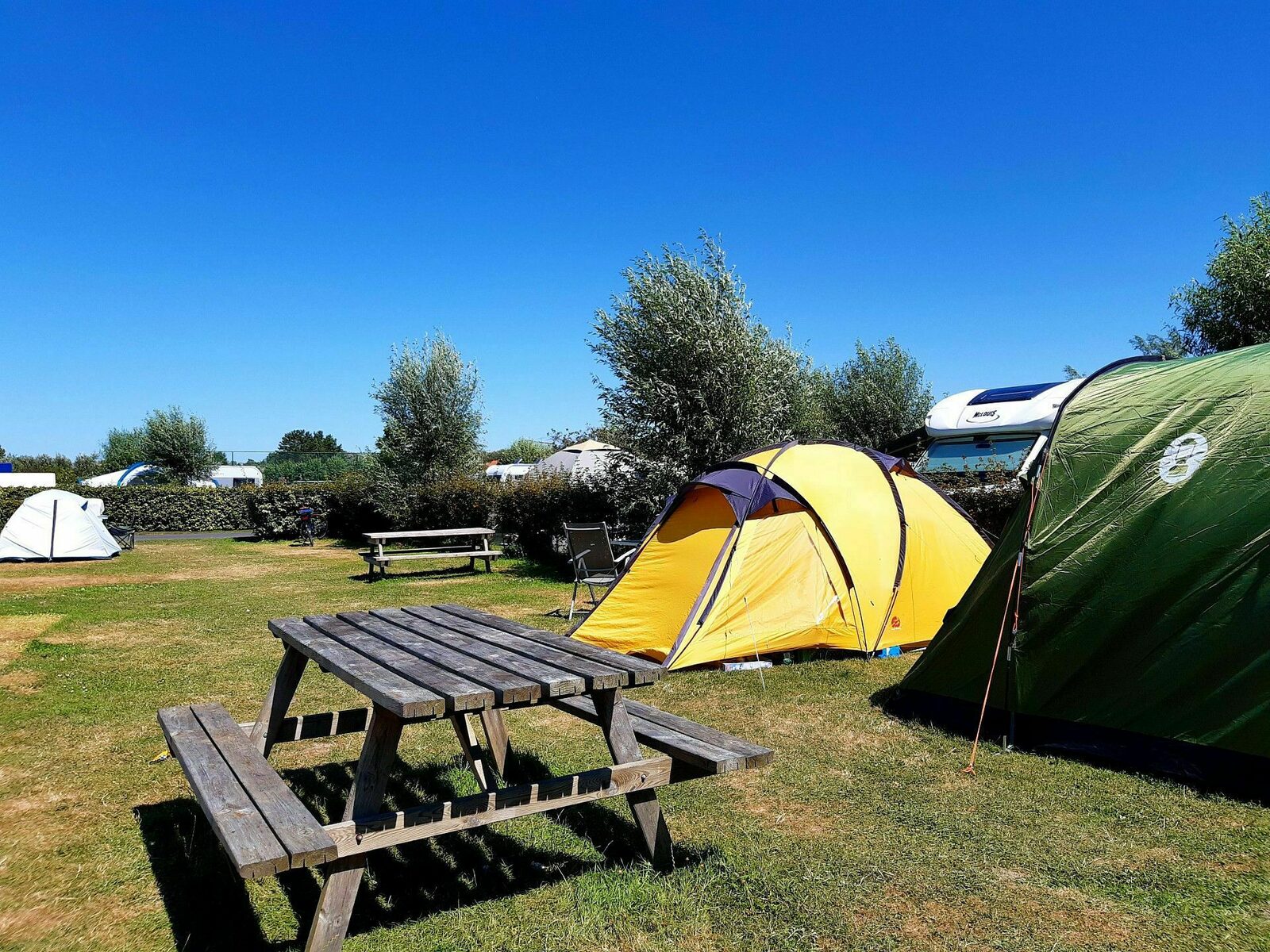 Champ de tentes