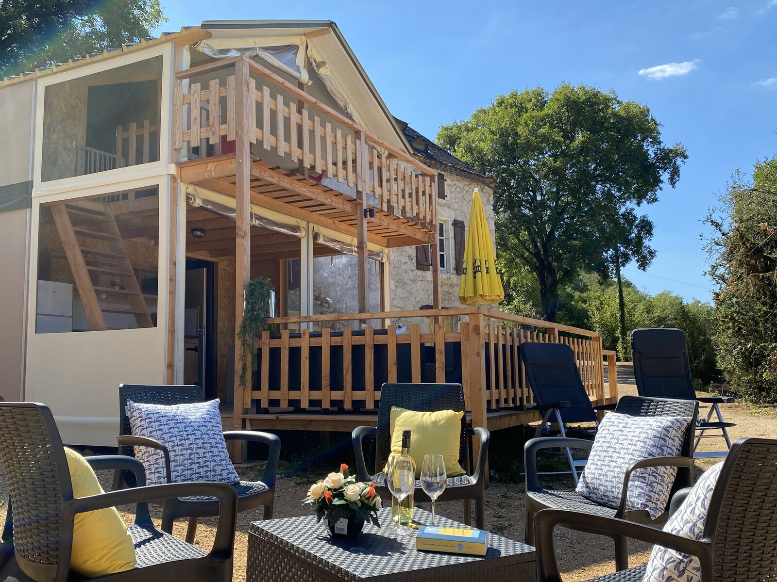 Tente lodge de luxe Belle Vue