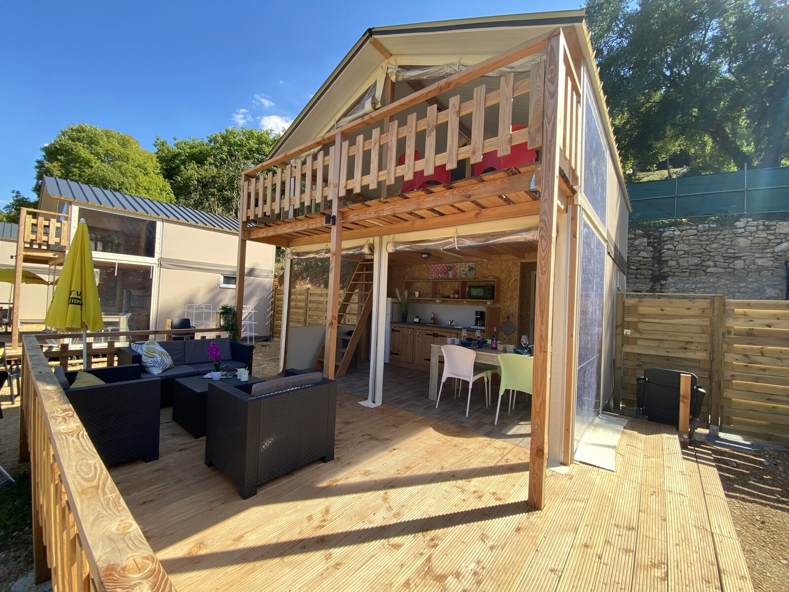 Tente lodge de luxe Belle Vue