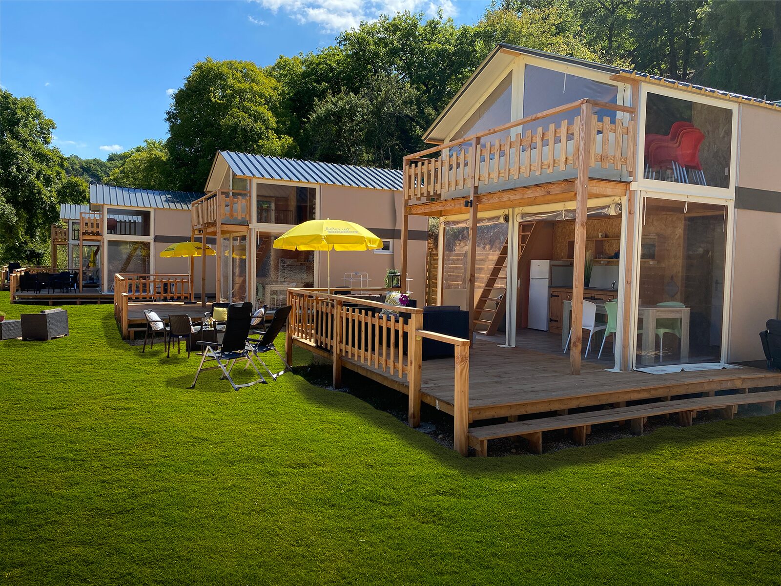 Tente lodge de luxe Belle Vue