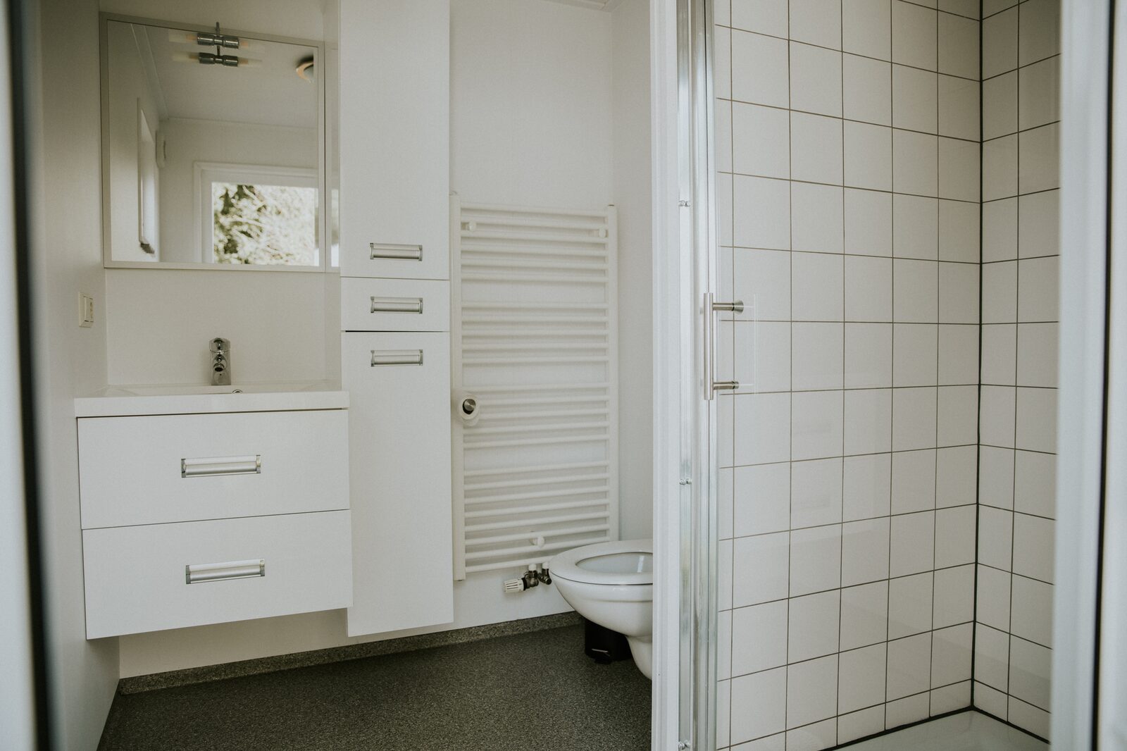 Kampeerplaats met privé sanitair de luxe