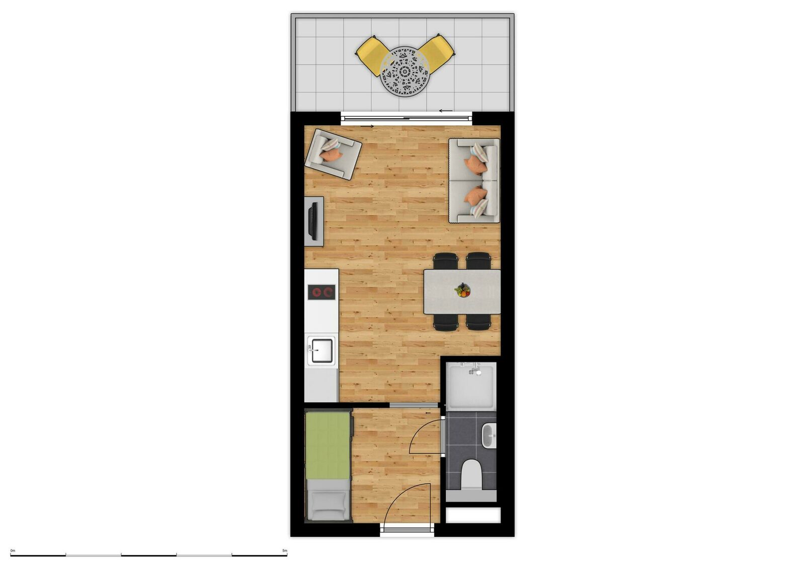 Essential Suite - 5p | Coin couchage - Canapé-lit
