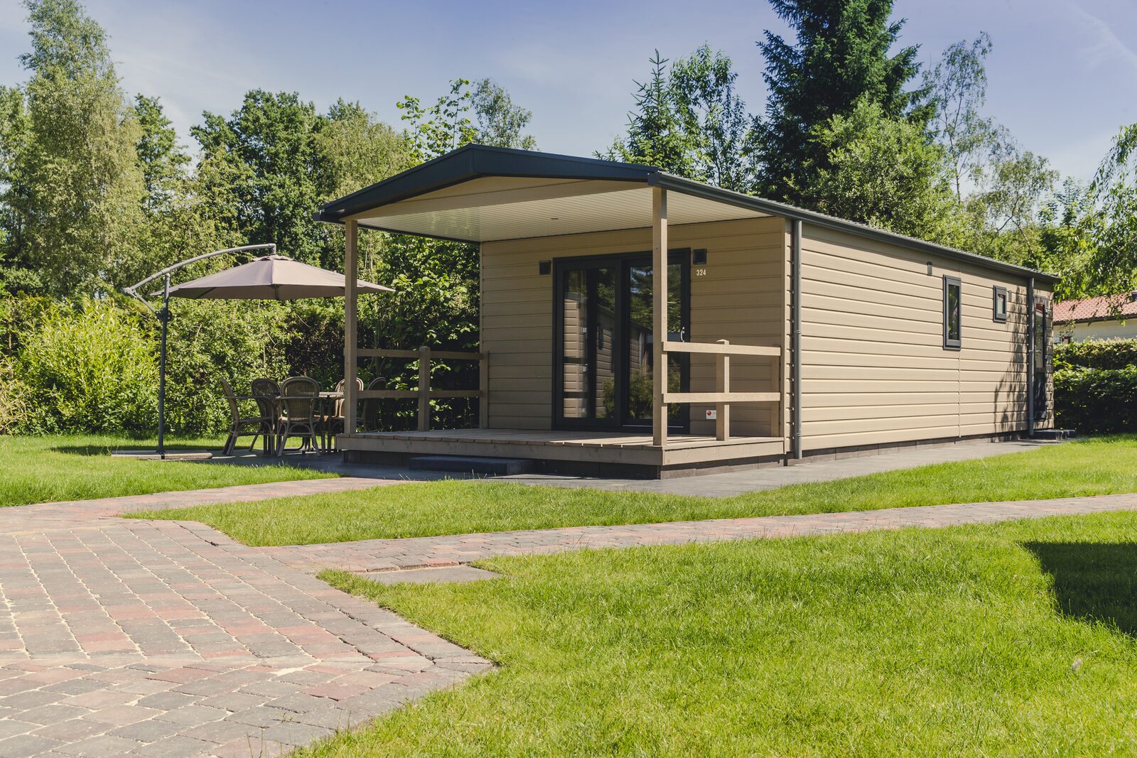 Groepsaccommodatie (6x bungalette met veranda) I 30 personen