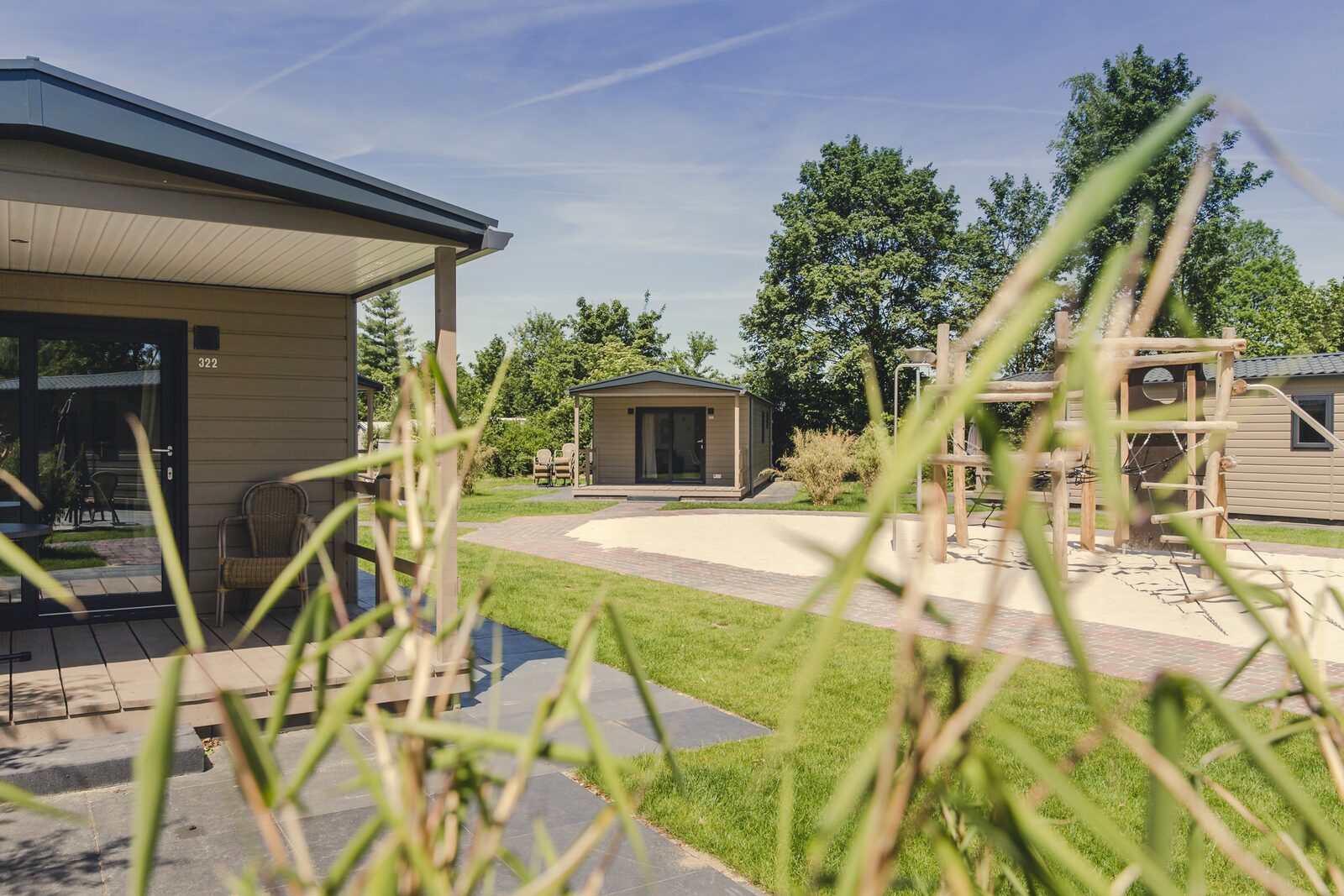 Groepsaccommodatie (6x bungalette met veranda) I 30 personen