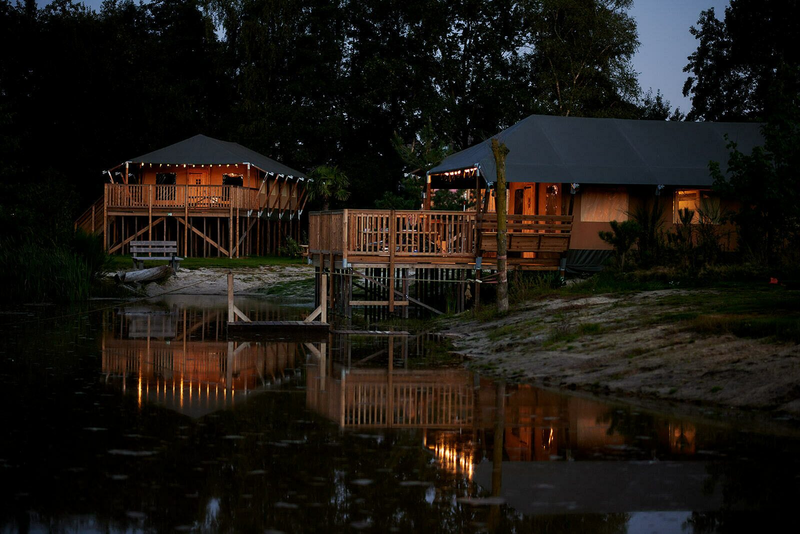Safarihütte XL für 8 Personen