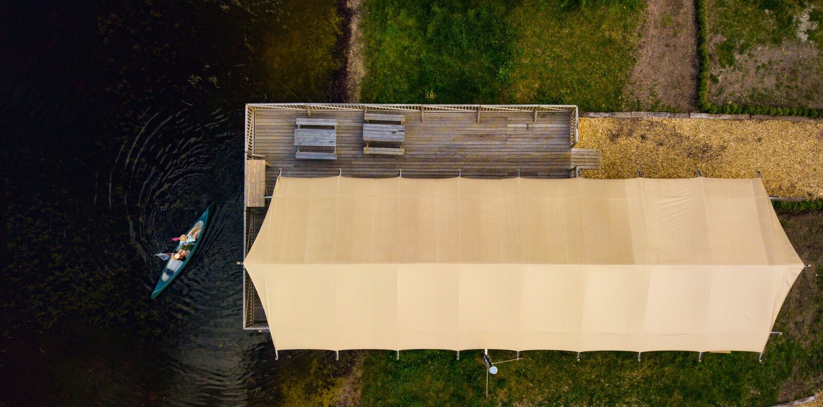 6-person glamping tent