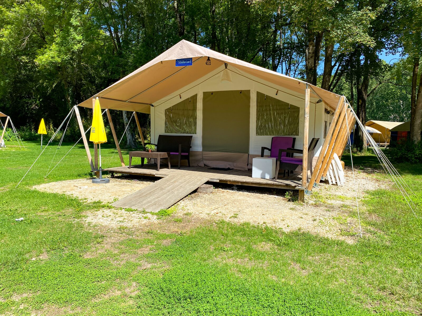 Lodge tent St Emilion DeLuxe