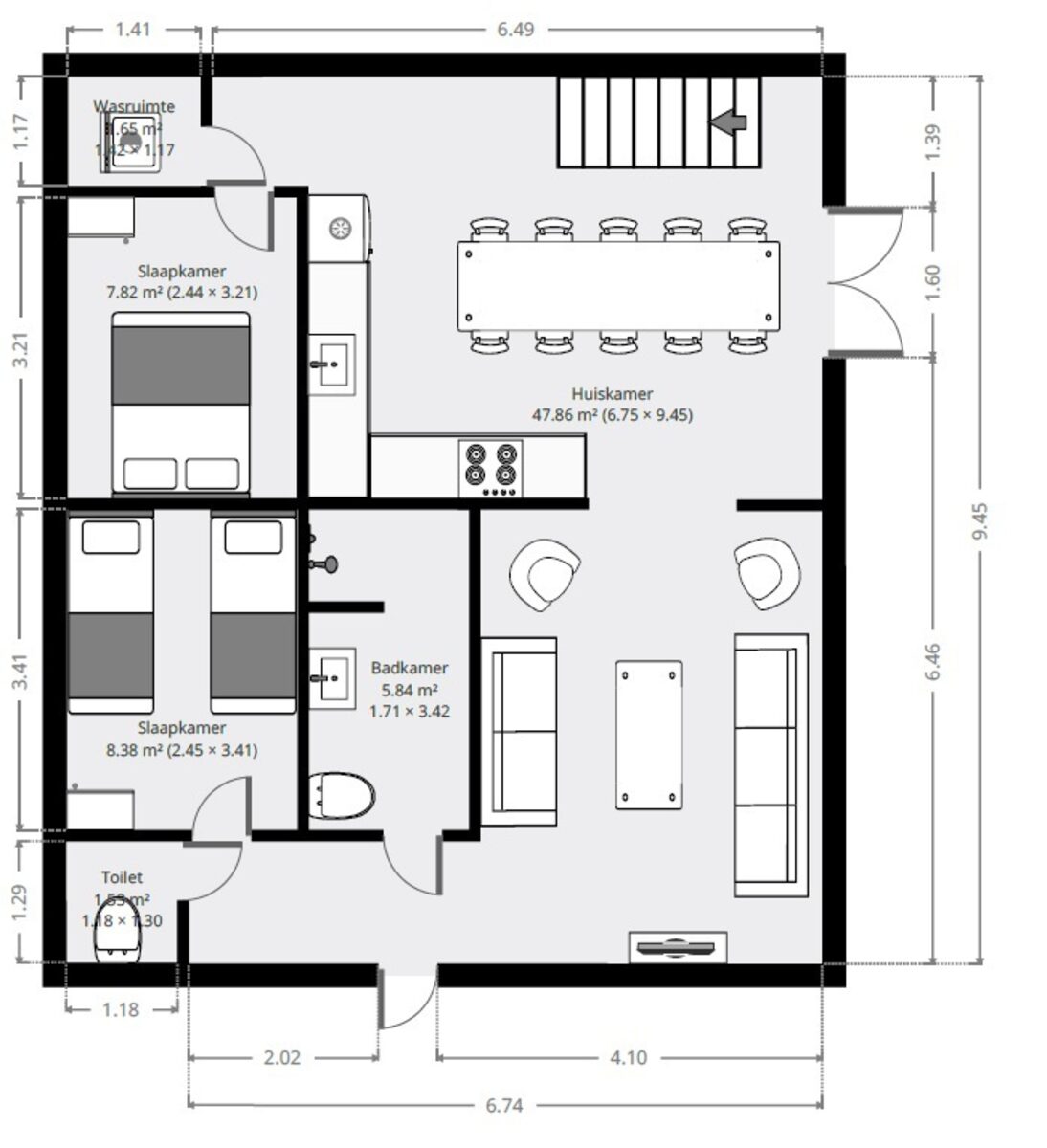 Camping De Norgerberg - 12 pers. Bungalow