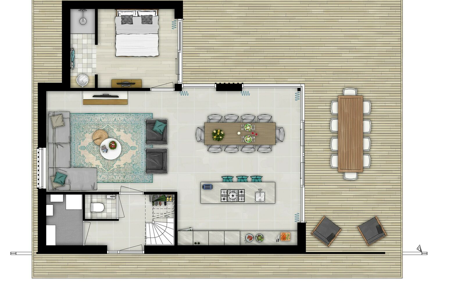Holiday house 10 persons comfort