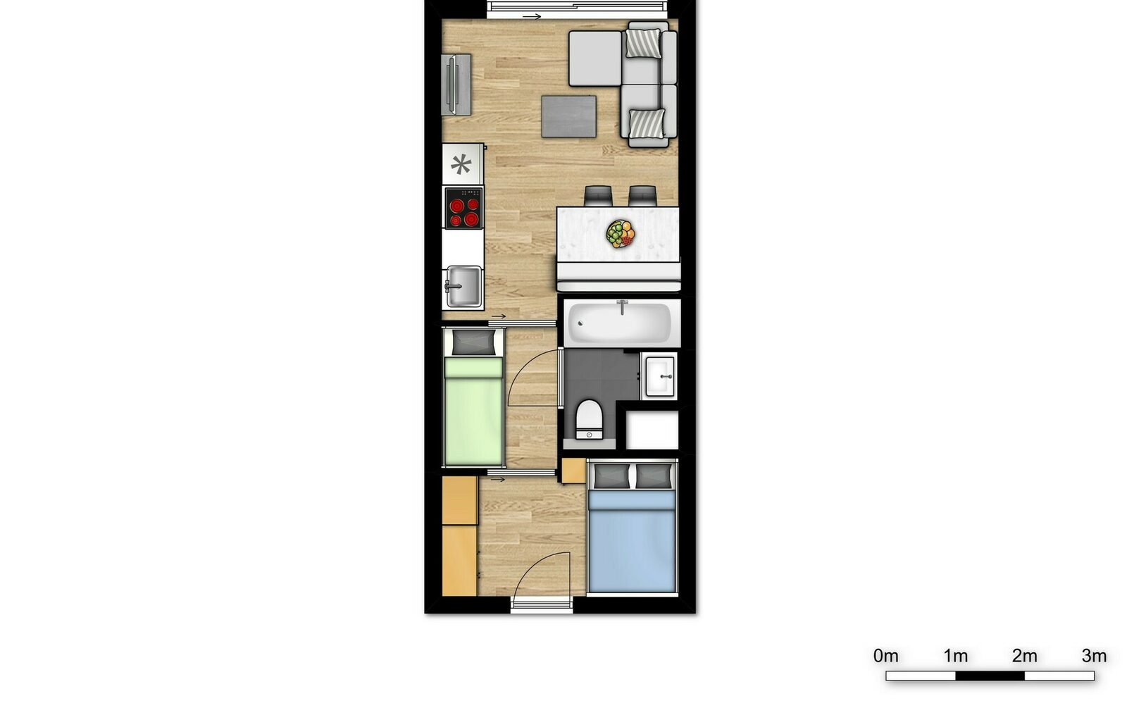 Cosy Suite - 4p | 2 slaaphoeken