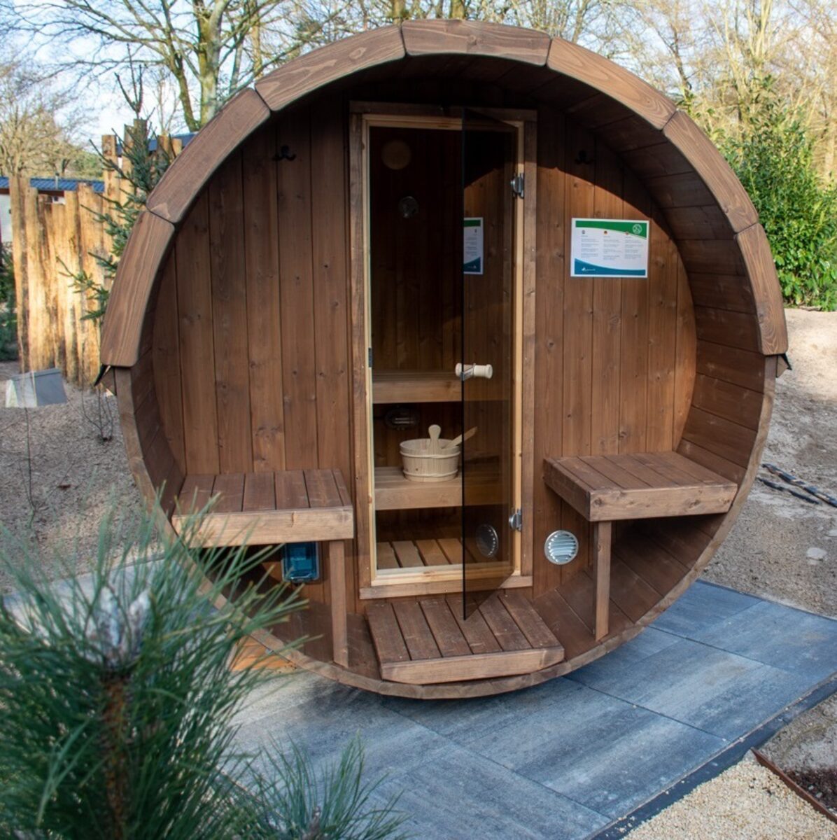 Heide Lodge Eco 4 Personen mit Hottub und Sauna