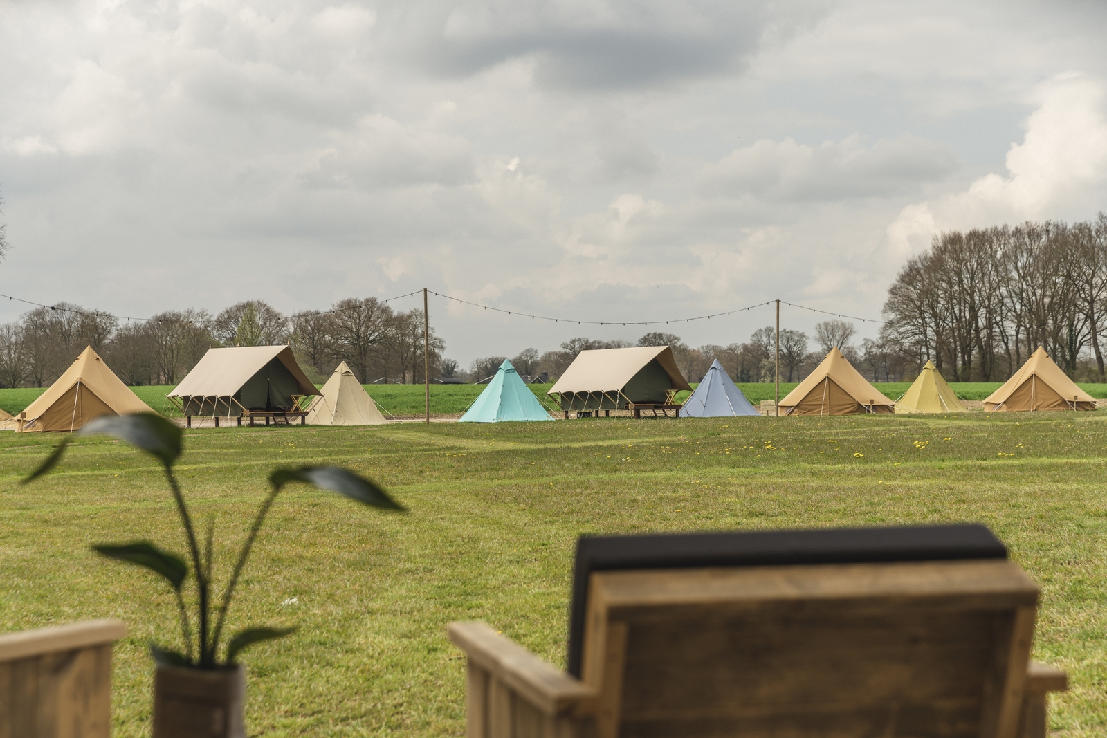 Riverdome mit privaten sanitären Anlagen | 4 Personen