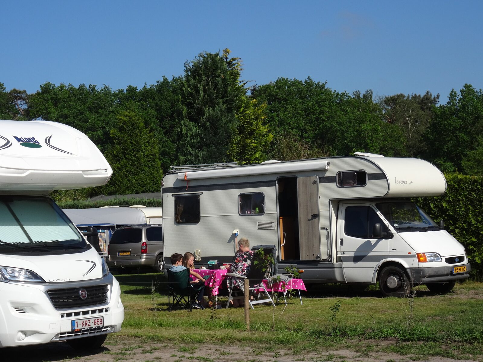 Camping-Stellplatz des Typs "Plus"