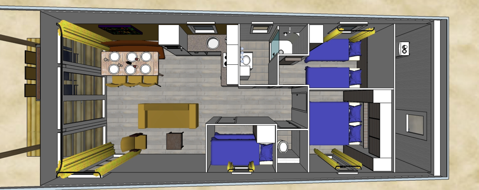 Lodge confort | 6 personnes (50 m²)